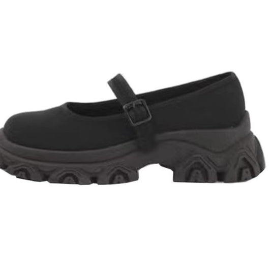 Sample Textile Platform Mary Jane Shoes
