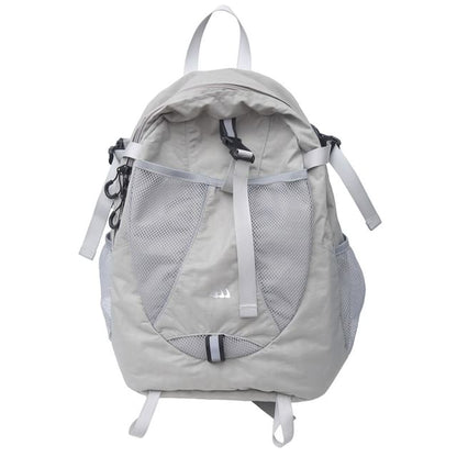 Mesh Star Panel Backpack Multi-Pocket Print