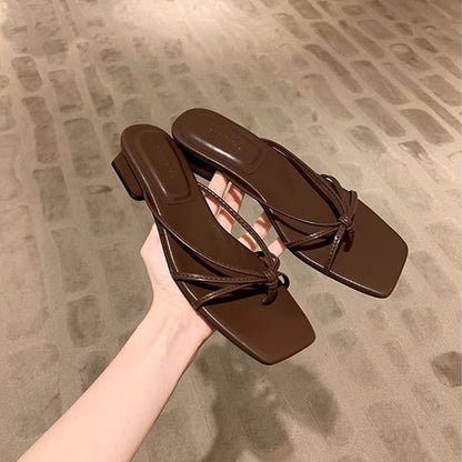Wholesale Sample Knotted Thong Sandals