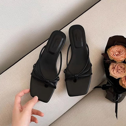 Wholesale Sample Knotted Thong Sandals