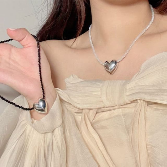 Wholesale Sample Heart Beaded Necklace