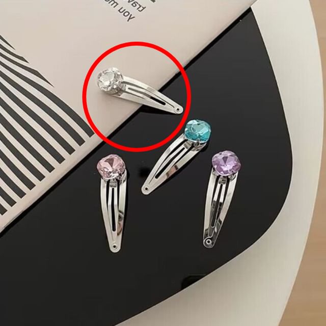 Snap Rhinestone Clip