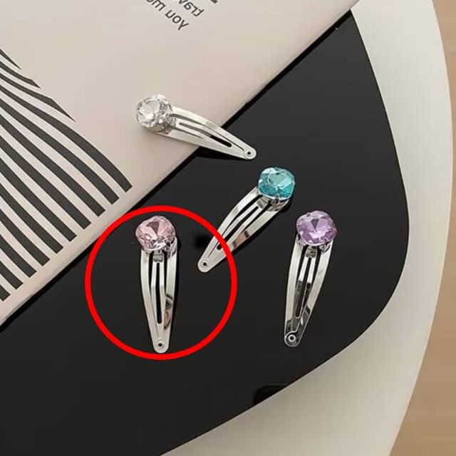 Snap Rhinestone Clip