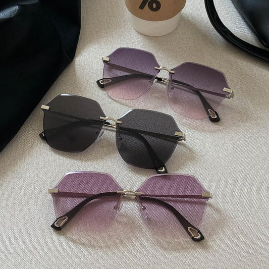 Sample Geometric Frame Oversized Sunglasses