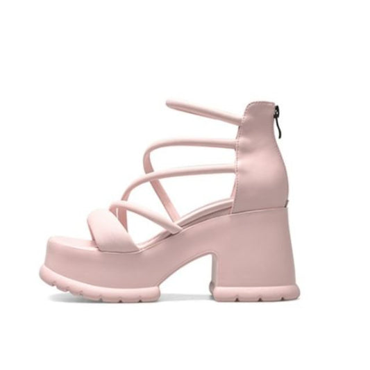 Sandals Platform Lace-Up