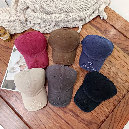 Cap Embroidered Baseball Lettering