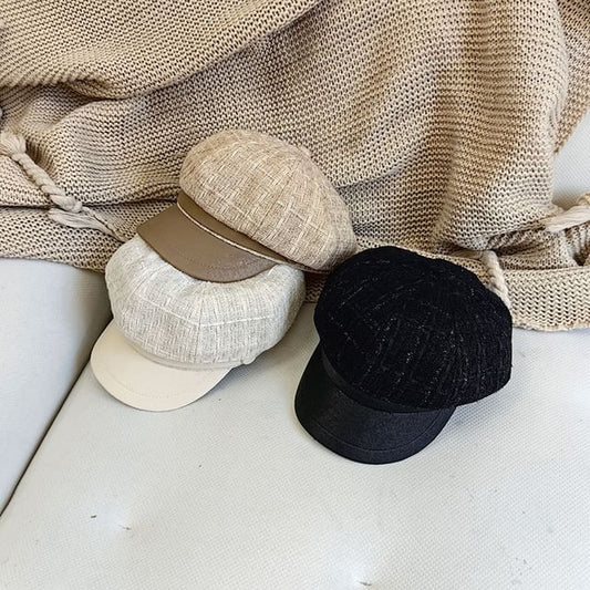 Newsboy Panel Cap