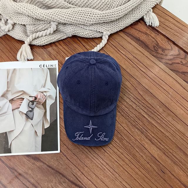 Cap Embroidered Baseball Lettering