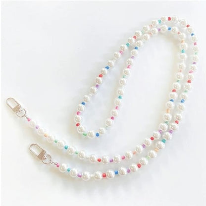 Lanyard Pearl Phone Faux