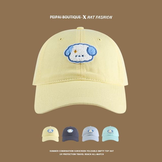 Cap Baseball Dog Embroidered