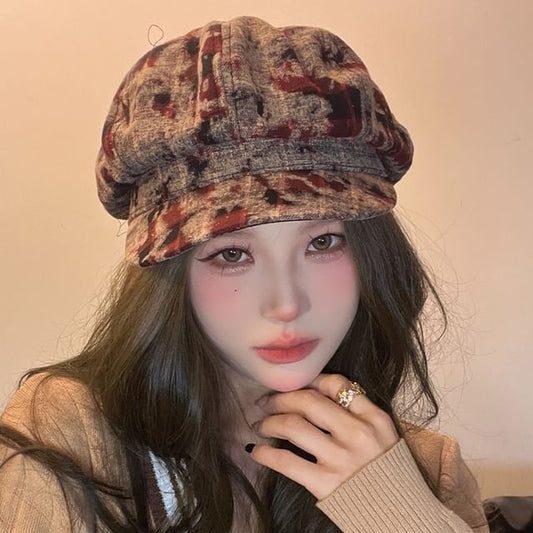 Newsboy Cap Plaid