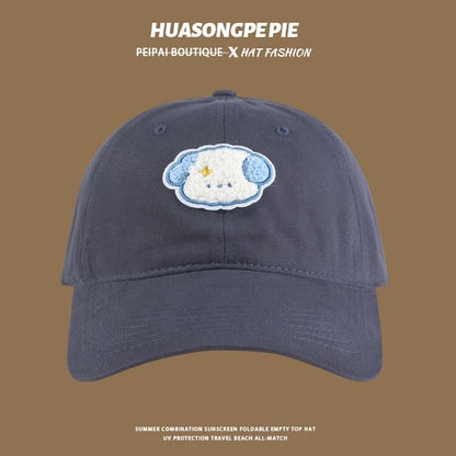 Cap Baseball Dog Embroidered