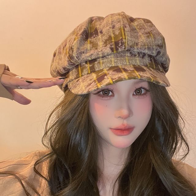 Newsboy Cap Plaid