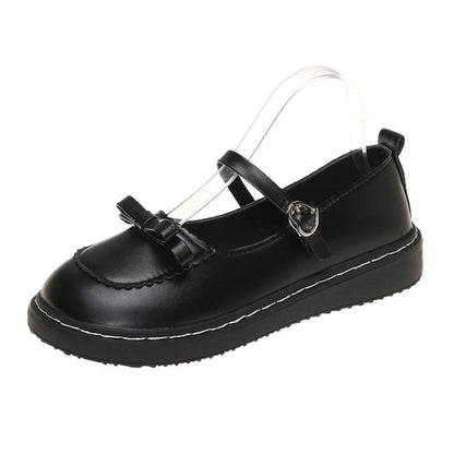 Shoes Platform Bow Mary Jane