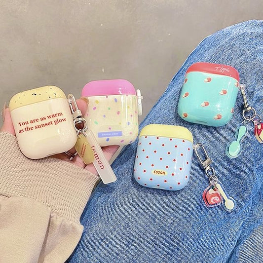 Set Earphone Pro Skin Case / AirPods Charm Print