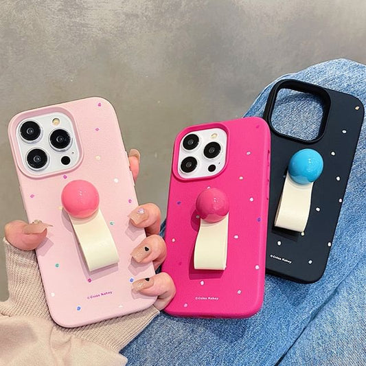Print Finger Phone Case Strap