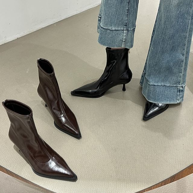Sample Pointy Stiletto Heel Short Boots