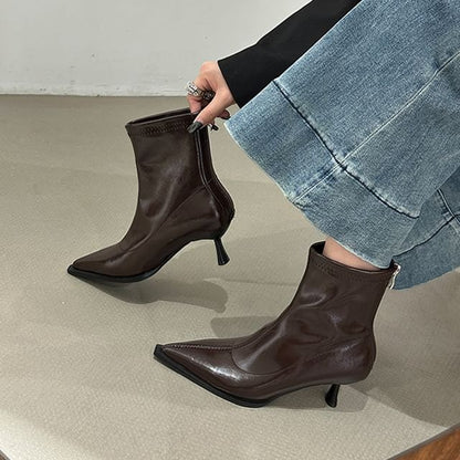Sample Pointy Stiletto Heel Short Boots