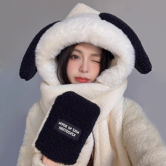Scarf Dog Ear Hooded