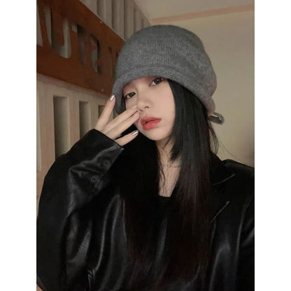 Bowknot Beanie Plain