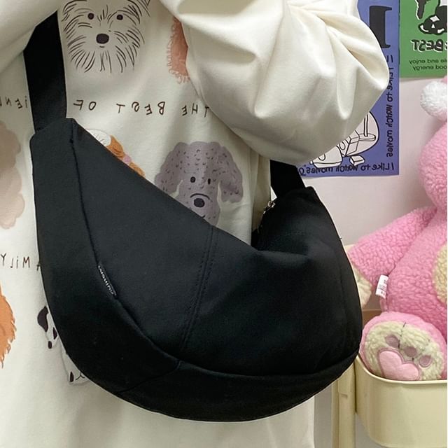 Coin Plain Pouch Purse With Zipper Crossbody