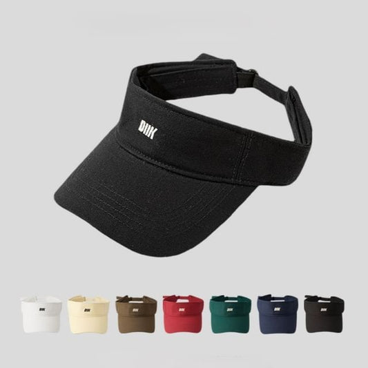 Embroidered Letter Sun Visor