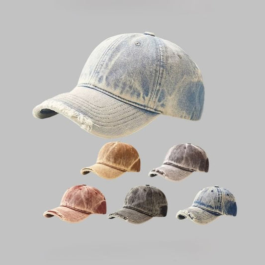 Tie Dye Cap Baseball Distressed