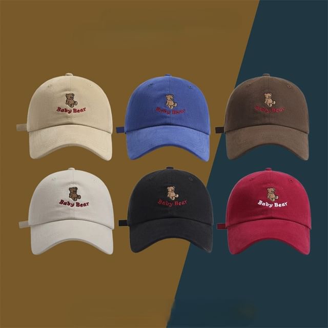 Cap Bear Embroidered Baseball