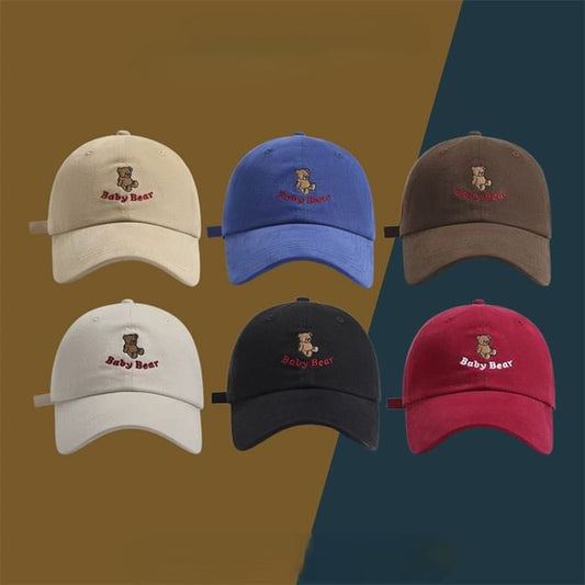 Cap Bear Embroidered Baseball