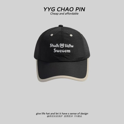 Baseball Letter Embroidered Cap