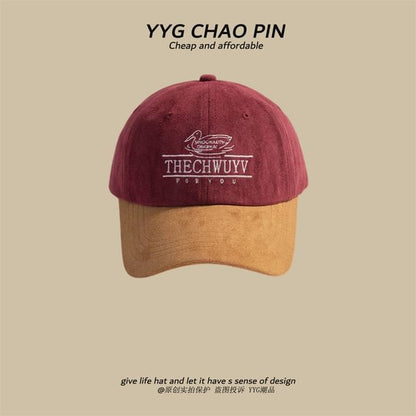 Cap Baseball Embroidered Letter
