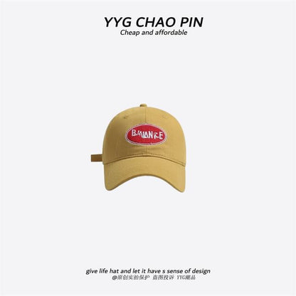 Embroidered Baseball Letter Cap