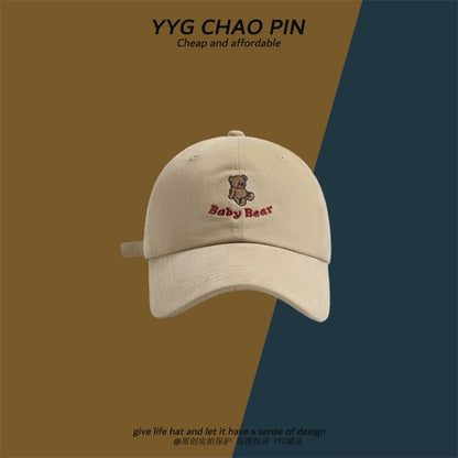 Cap Bear Embroidered Baseball