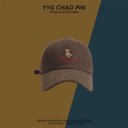 Cap Bear Embroidered Baseball