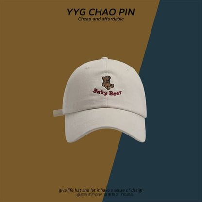 Cap Bear Embroidered Baseball