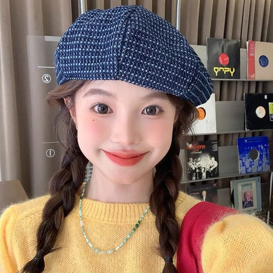 Beret Newsboy / Denim Cap