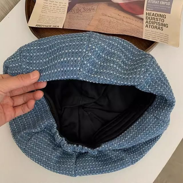 Beret Newsboy / Denim Cap