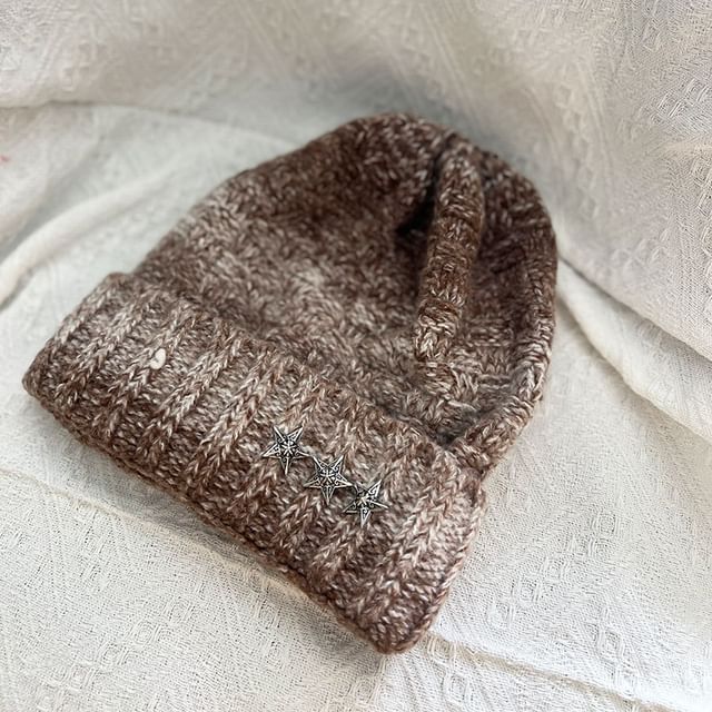 Star Melange Beanie