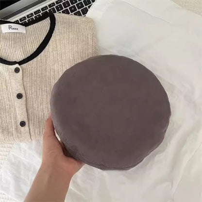 Faux Suede Belted Beret