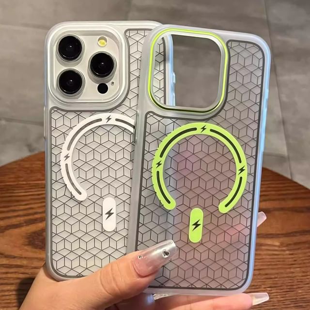 Magnetic MagSafe) Phone with Case (Compatible Geometric