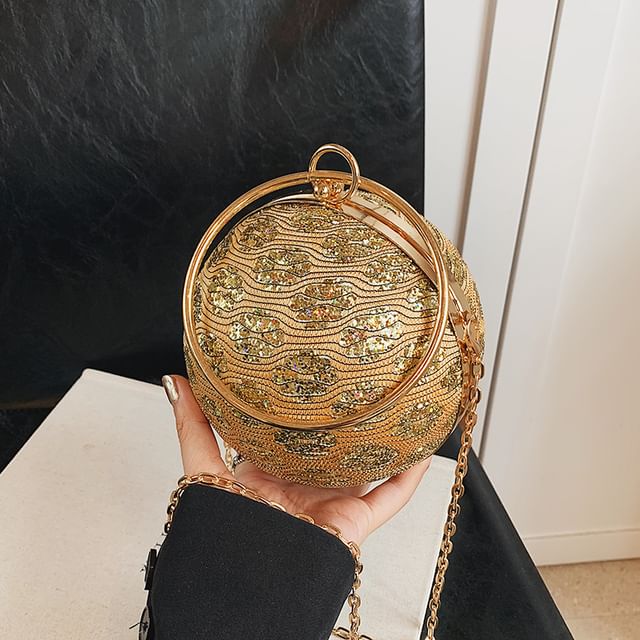 Bag Sequin Evening Sphere