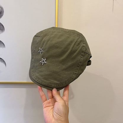 Flat Cap Studded Star