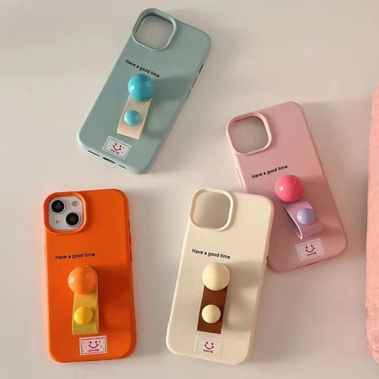 Phone Finger Case Strap Beaded
