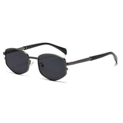 Sample Geometric Metal Frame Sunglasses
