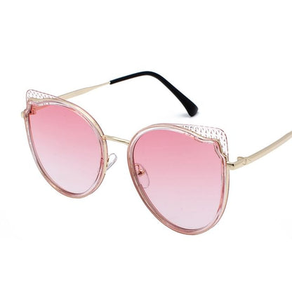 Sample Cat Eye Metal Frame Sunglasses