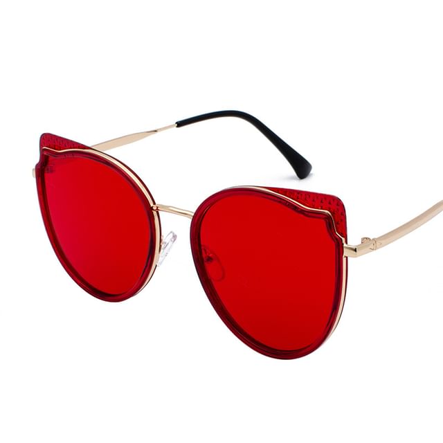 Sample Cat Eye Metal Frame Sunglasses