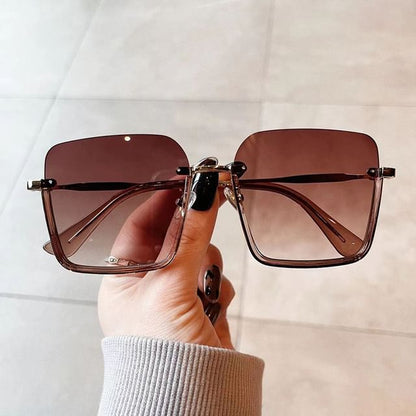 SampleSquare Half Frame Sunglasses