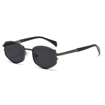 Sample Geometric Metal Frame Sunglasses