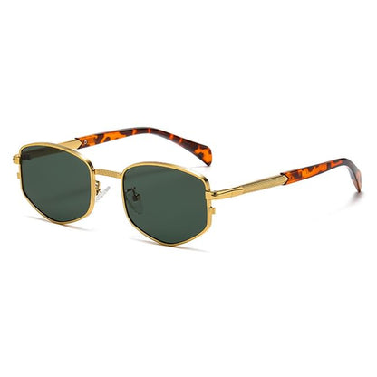 Sample Geometric Metal Frame Sunglasses
