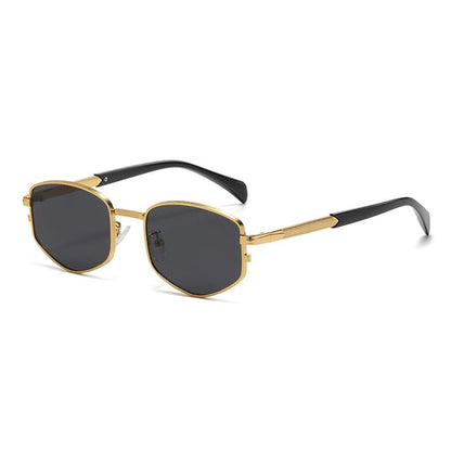 Sample Geometric Metal Frame Sunglasses